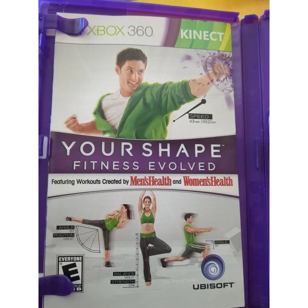 Your Shape: Fitness Evolved Microsoft Xbox 360 CIB & Tested